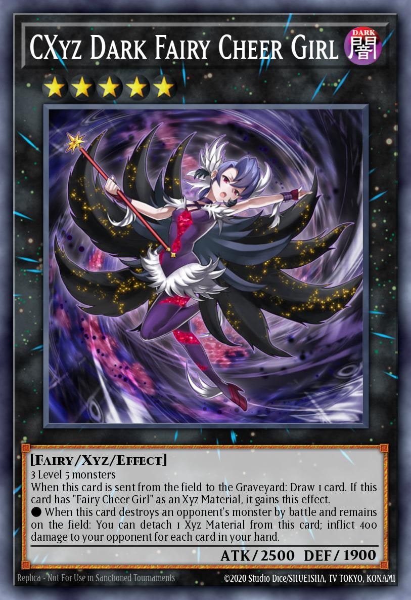 CXyz Dark Fairy Cheer Girl, Lord of the Tachyon Galaxy LTGY-EN047