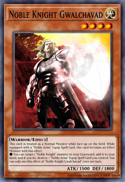 Noble Knight Gwalchavad, Lord of the Tachyon Galaxy LTGY-EN081