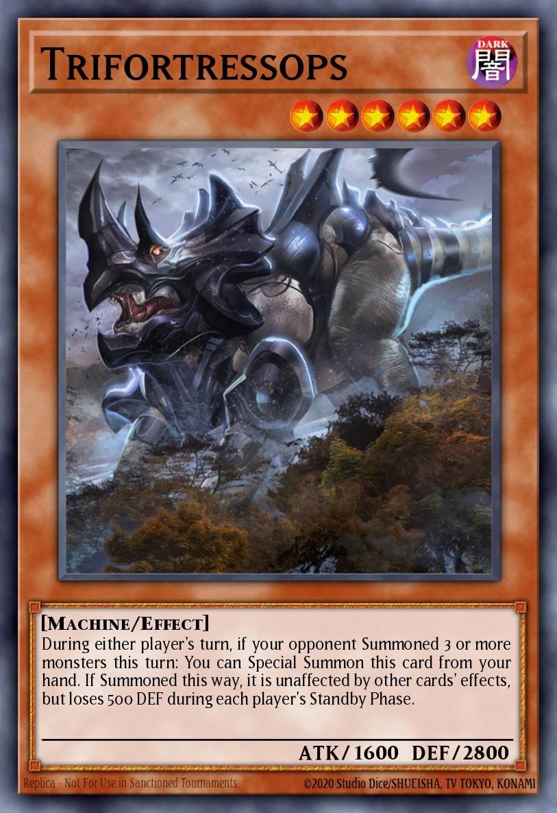 Trifortressops, Lord of the Tachyon Galaxy LTGY-EN084