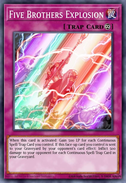 Five Brothers Explosion, Lord of the Tachyon Galaxy LTGY-EN089