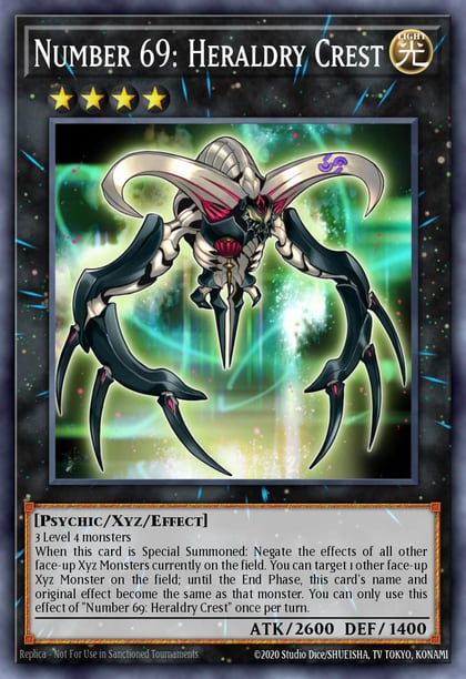 Number 69: Heraldry Crest, Lord of the Tachyon Galaxy LTGY-EN092
