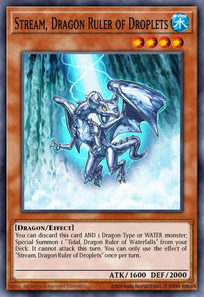 Stream, Dragon Ruler of Droplets, Lord of the Tachyon Galaxy LTGY-EN096