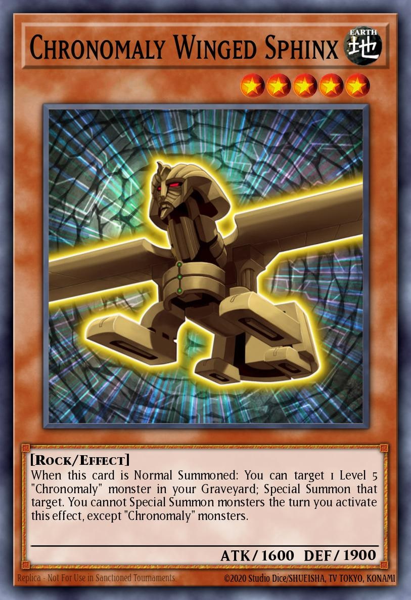 Chronomaly Winged Sphinx, Legacy of the Valiant LVAL-EN009