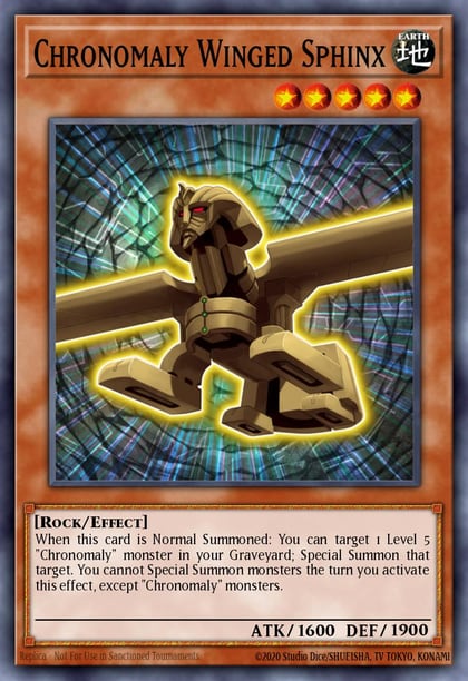 Chronomaly Winged Sphinx, Legacy of the Valiant LVAL-EN009