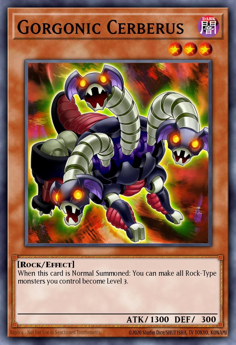 Gorgonic Cerberus, Legacy of the Valiant LVAL-EN014