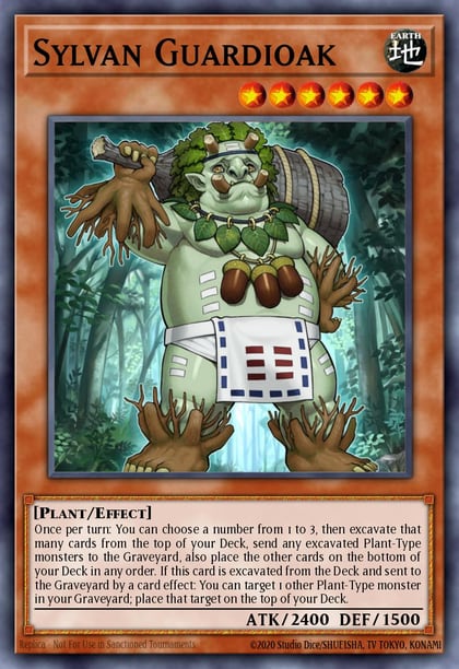 Sylvan Guardioak, Legacy of the Valiant LVAL-EN019