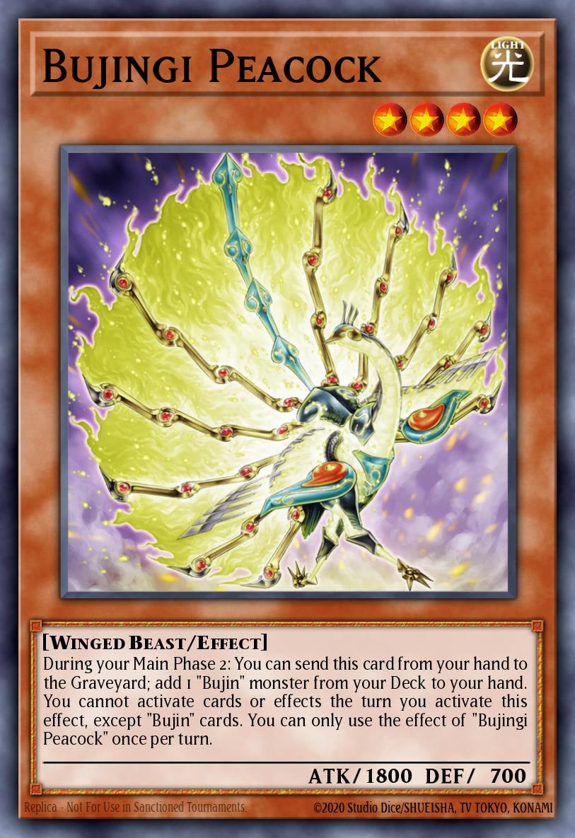 Bujingi Peacock, Legacy of the Valiant LVAL-EN027