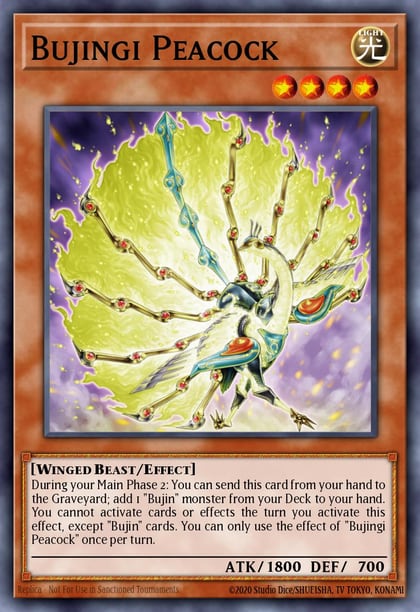 Bujingi Peacock, Legacy of the Valiant LVAL-EN027
