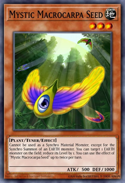 Mystic Macrocarpa Seed, Legacy of the Valiant LVAL-EN035