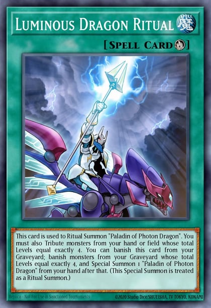 Luminous Dragon Ritual, Legacy of the Valiant LVAL-EN062