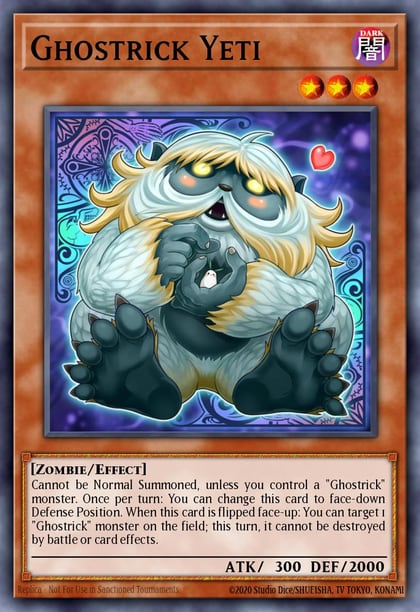 Ghostrick Yeti, Legacy of the Valiant LVAL-EN082