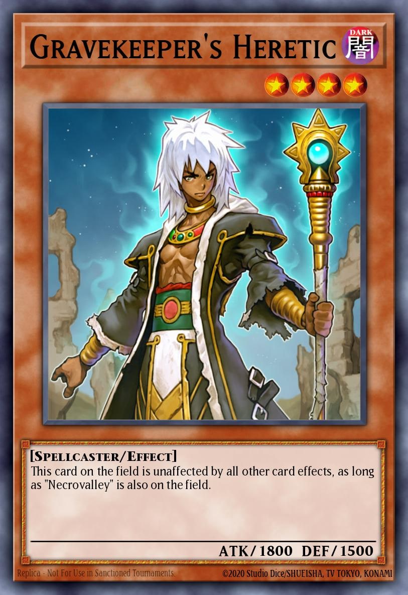 Gravekeeper's Heretic, Legacy of the Valiant LVAL-EN084