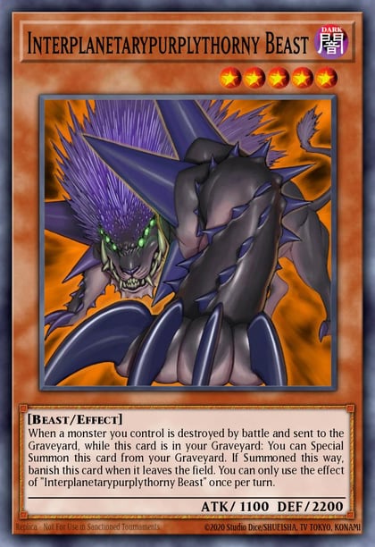 Interplanetarypurplythorny Beast, Legacy of the Valiant LVAL-EN098