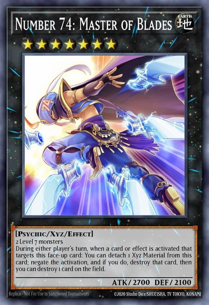 Number 74: Master of Blades, Maximum Gold MAGO-EN058