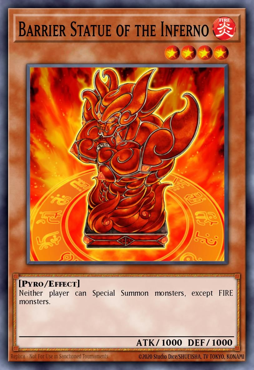 Barrier Statue of the Inferno, Maximum Gold MAGO-EN113