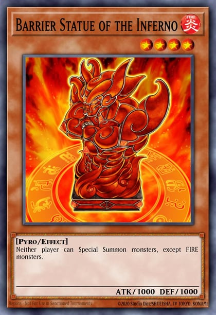 Barrier Statue of the Inferno, Maximum Gold MAGO-EN113