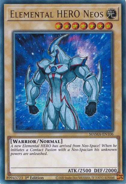 Elemental HERO Neos (Ultra Pharaoh's Rare), Magnificent Mavens MAMA-EN106