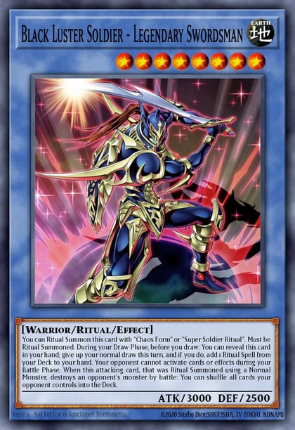 Black Luster Soldier - Legendary Swordsman, Maze of Memories MAZE-EN011