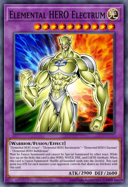 Elemental Hero Electrum, McDonald's Promo Series 2 MDP2-EN001