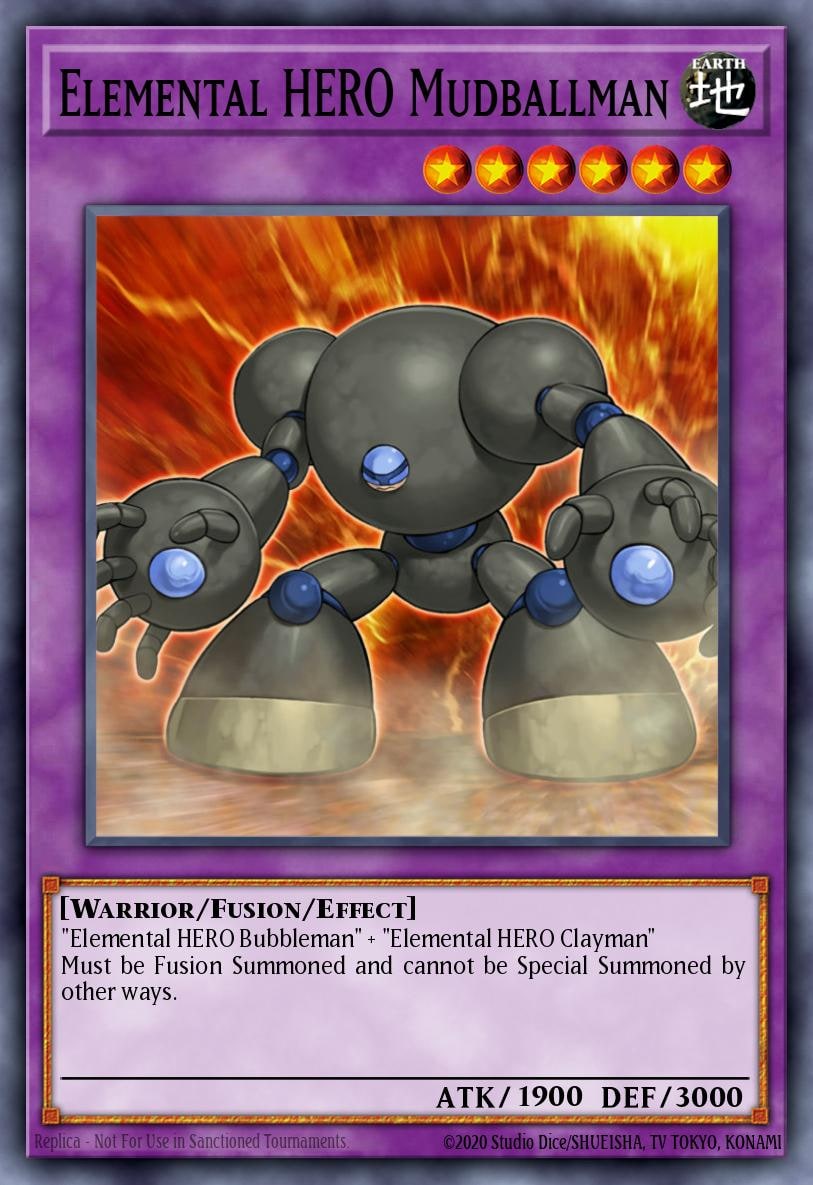 Elemental Hero Mudballman, McDonald's Promo Series 2 MDP2-EN002