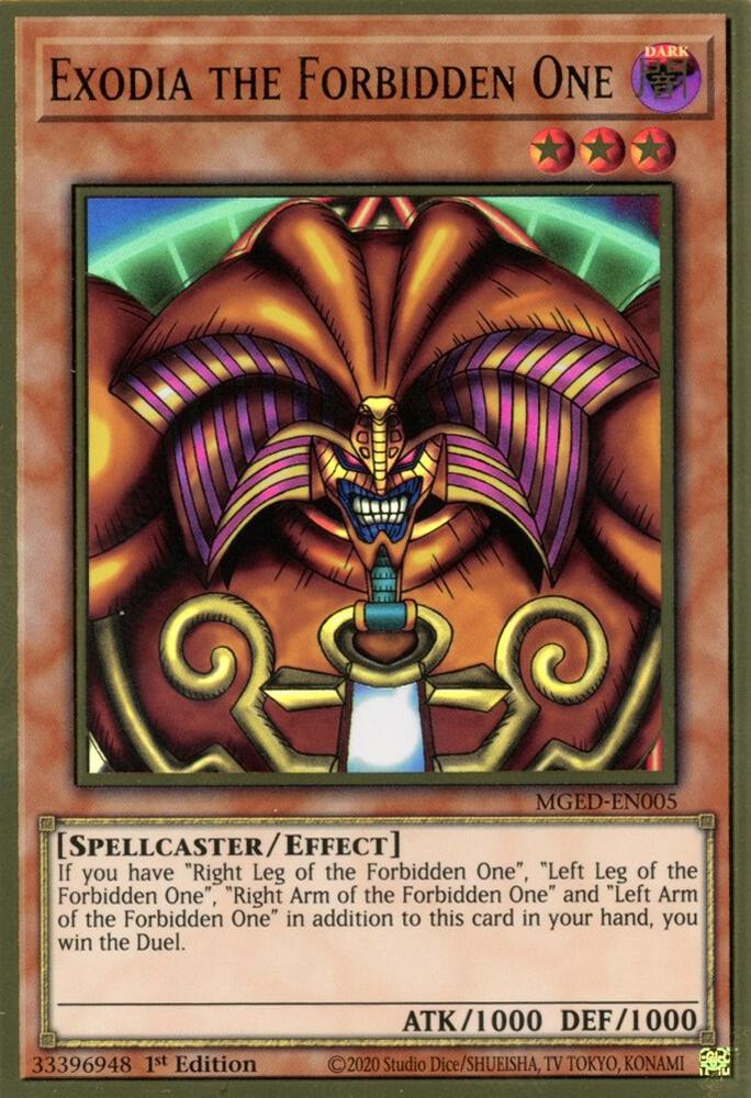 Exodia the Forbidden One, Maximum Gold: El Dorado MGED-EN005