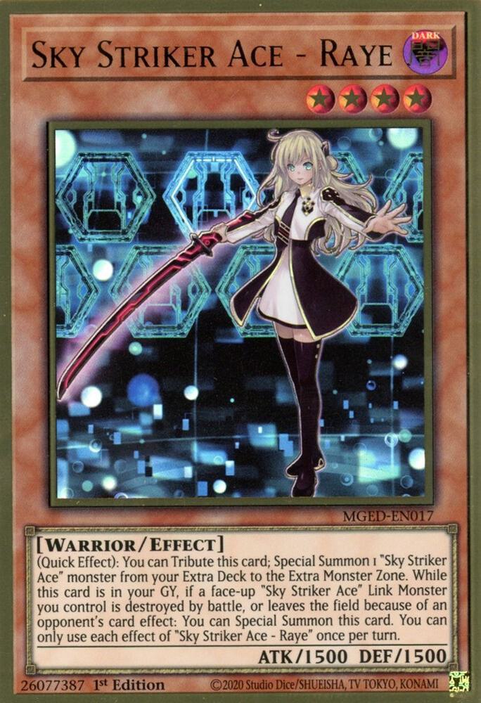 Sky Striker Ace - Raye, Maximum Gold: El Dorado MGED-EN017