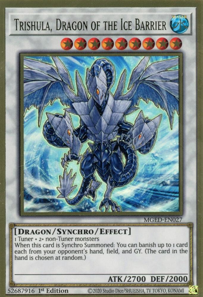 Trishula, Dragon of the Ice Barrier, Maximum Gold: El Dorado MGED-EN027