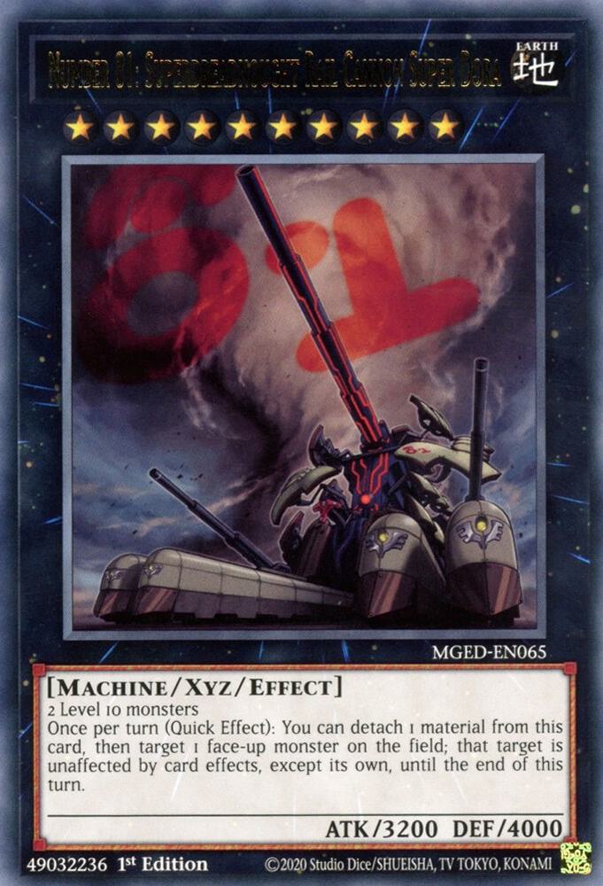 Number 81: Superdreadnought Rail Cannon Super Dora, Maximum Gold: El Dorado MGED-EN065