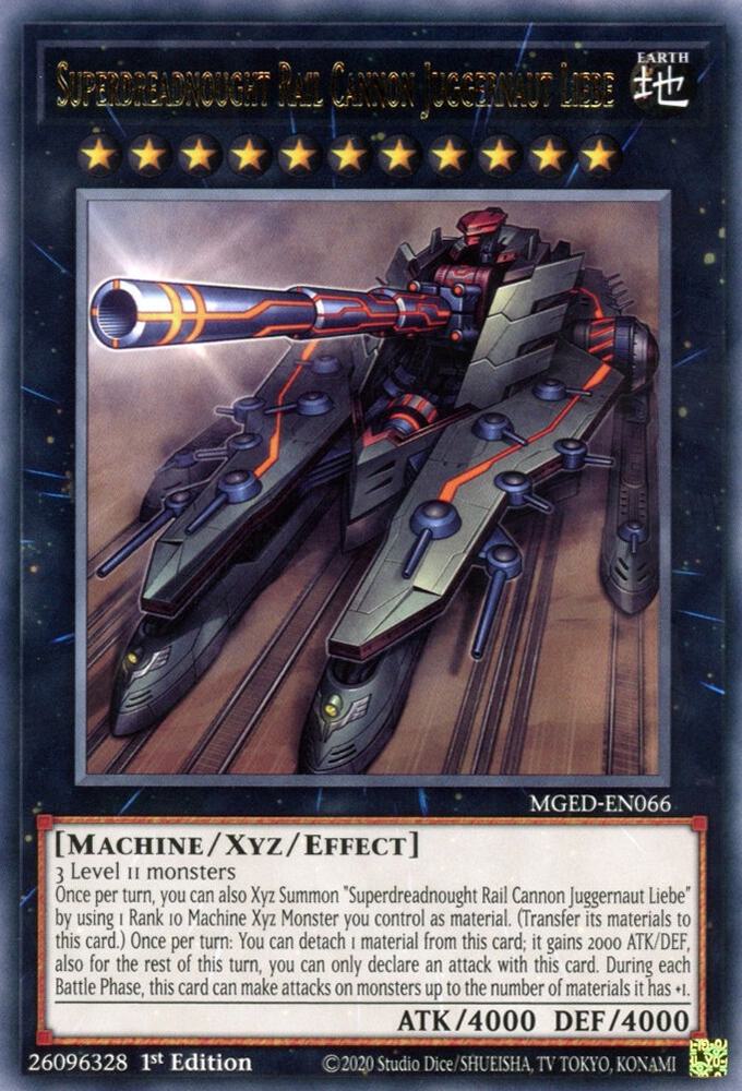 Superdreadnought Rail Cannon Juggernaut Liebe, Maximum Gold: El Dorado MGED-EN066