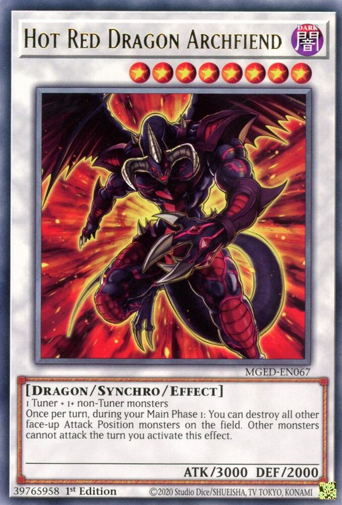Hot Red Dragon Archfiend, Maximum Gold: El Dorado MGED-EN067