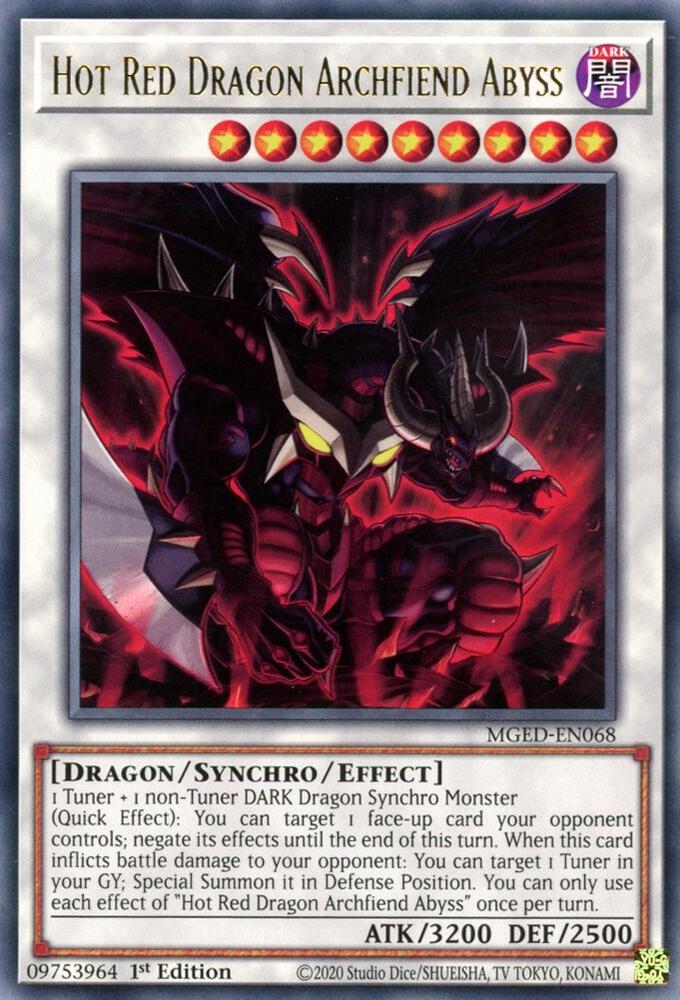 Hot Red Dragon Archfiend Abyss, Maximum Gold: El Dorado MGED-EN068