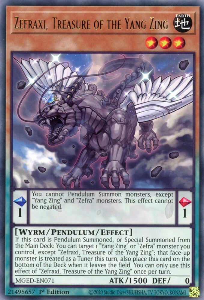 Zefraxi, Treasure of the Yang Zing, Maximum Gold: El Dorado MGED-EN071