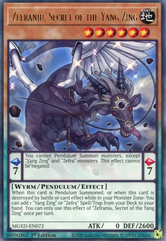 Zefraniu, Secret of the Yang Zing, Maximum Gold: El Dorado MGED-EN072