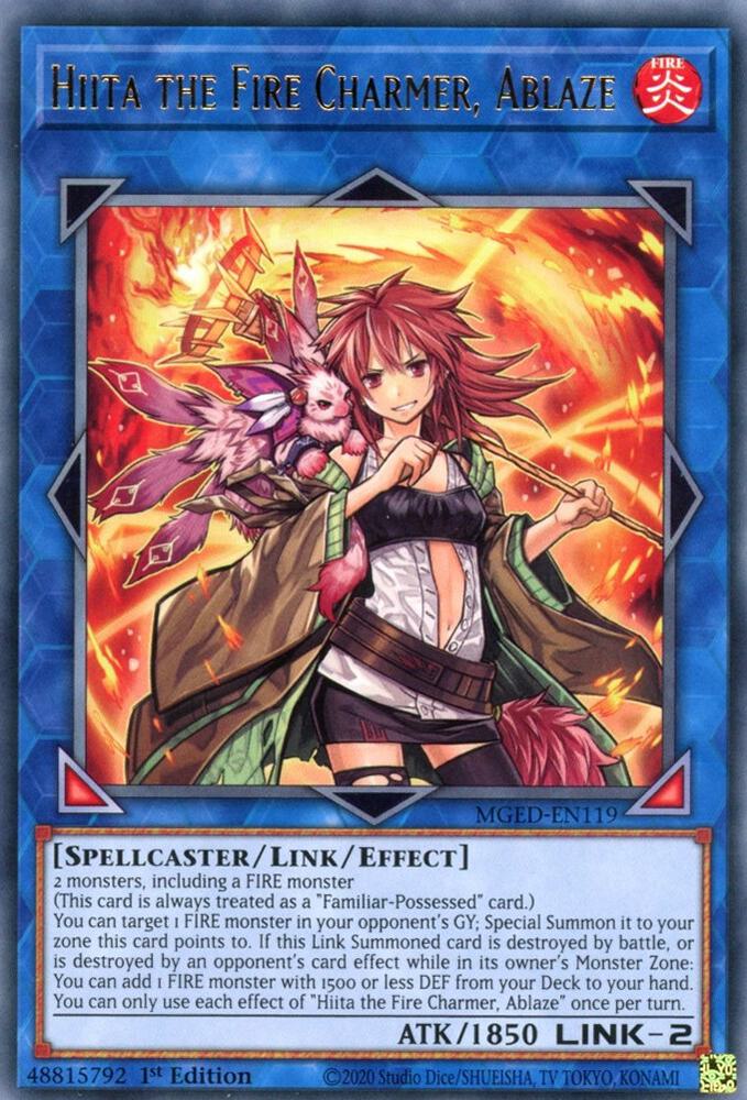 Hiita the Fire Charmer, Ablaze, Maximum Gold: El Dorado MGED-EN119
