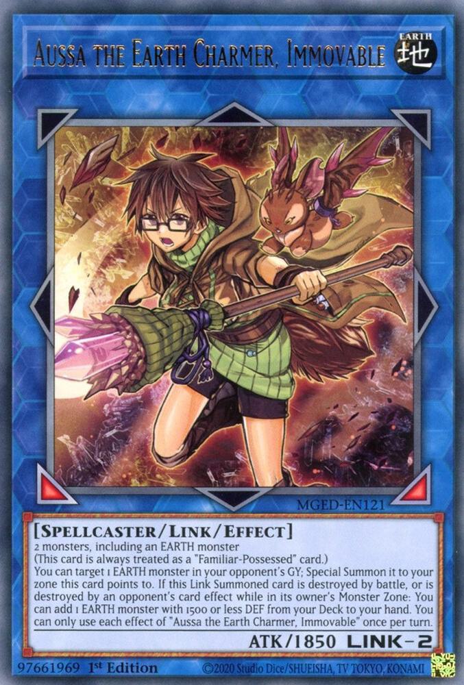 Aussa the Earth Charmer, Immovable, Maximum Gold: El Dorado MGED-EN121