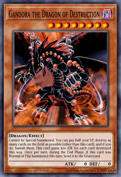 Gandora the Dragon of Destruction, Millennium Pack MIL1-EN005