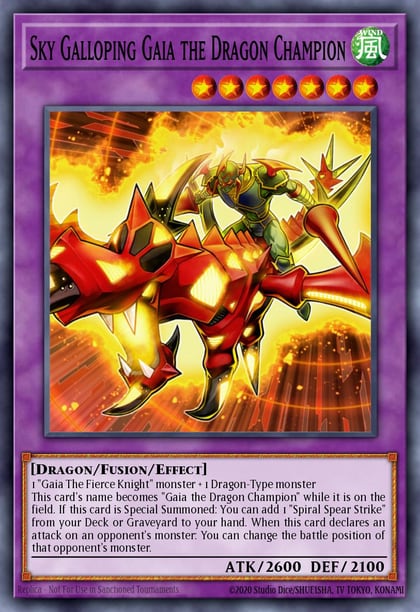 Sky Galloping Gaia the Dragon Champion, Millennium Pack MIL1-EN010