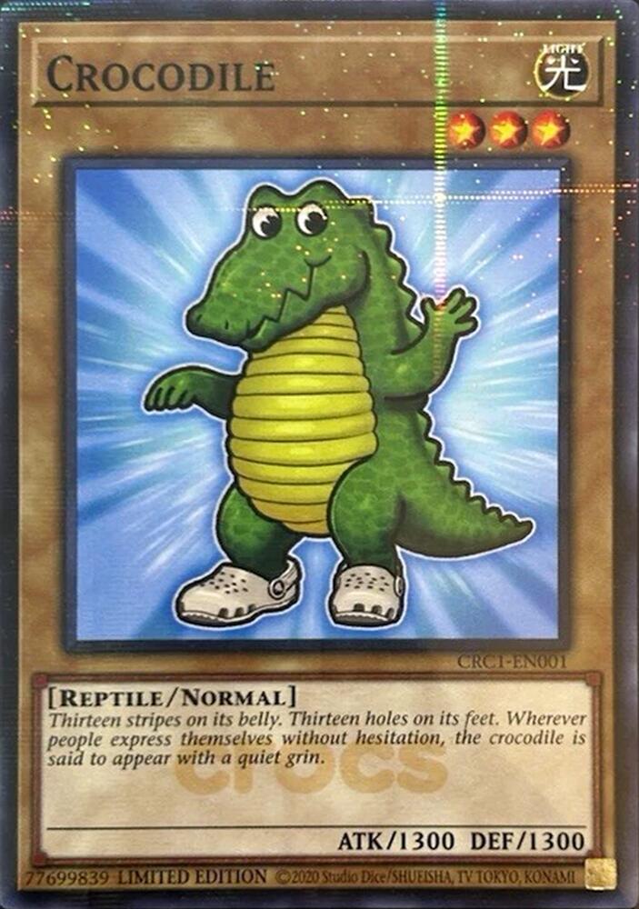 Crocodile (Crocs Exclusive), Miscellaneous Promotional Cards CRC1-EN001