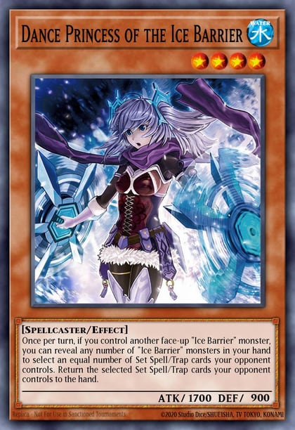 Dance Princess of the Ice Barrier (Oversized), Miscellaneous Promotional Cards STBL-EN033