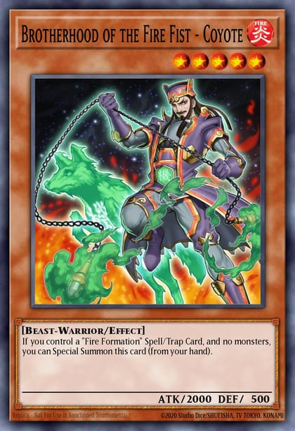 Brotherhood of the Fire Fist - Coyote, 2014 Mega-Tins Mega Pack MP14-EN054