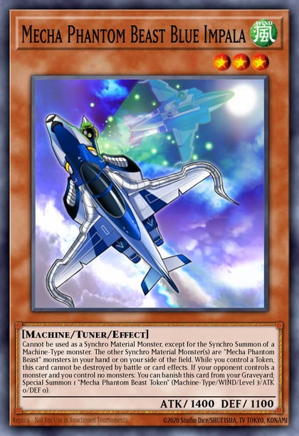 Mecha Phantom Beast Blue Impala, 2014 Mega-Tins Mega Pack MP14-EN076
