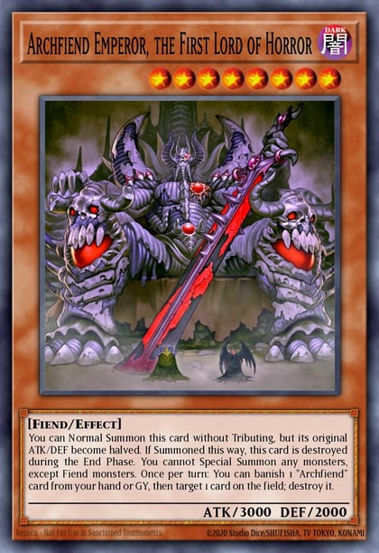 Archfiend Emperor, the First Lord of Horror, 2014 Mega-Tins Mega Pack MP14-EN084