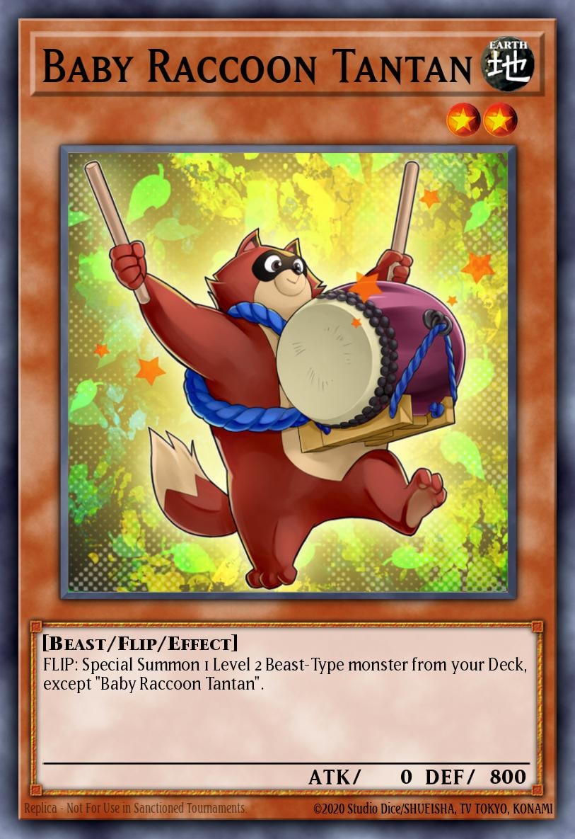 Baby Raccoon Tantan, 2014 Mega-Tins Mega Pack MP14-EN137