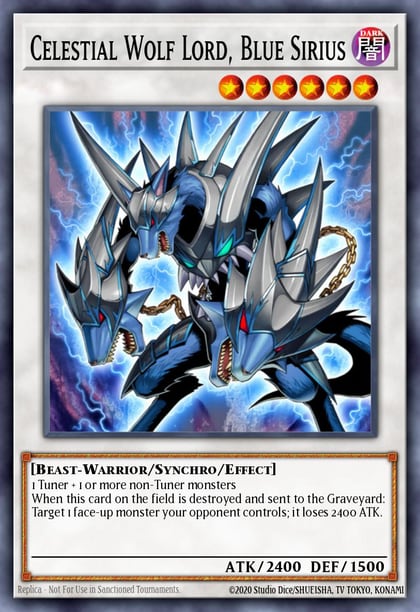 Celestial Wolf Lord, Blue Sirius, 2014 Mega-Tins Mega Pack MP14-EN183