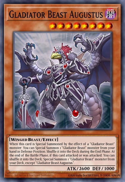 Gladiator Beast Augustus, 2015 Mega-Tins Mega Pack MP15-EN020