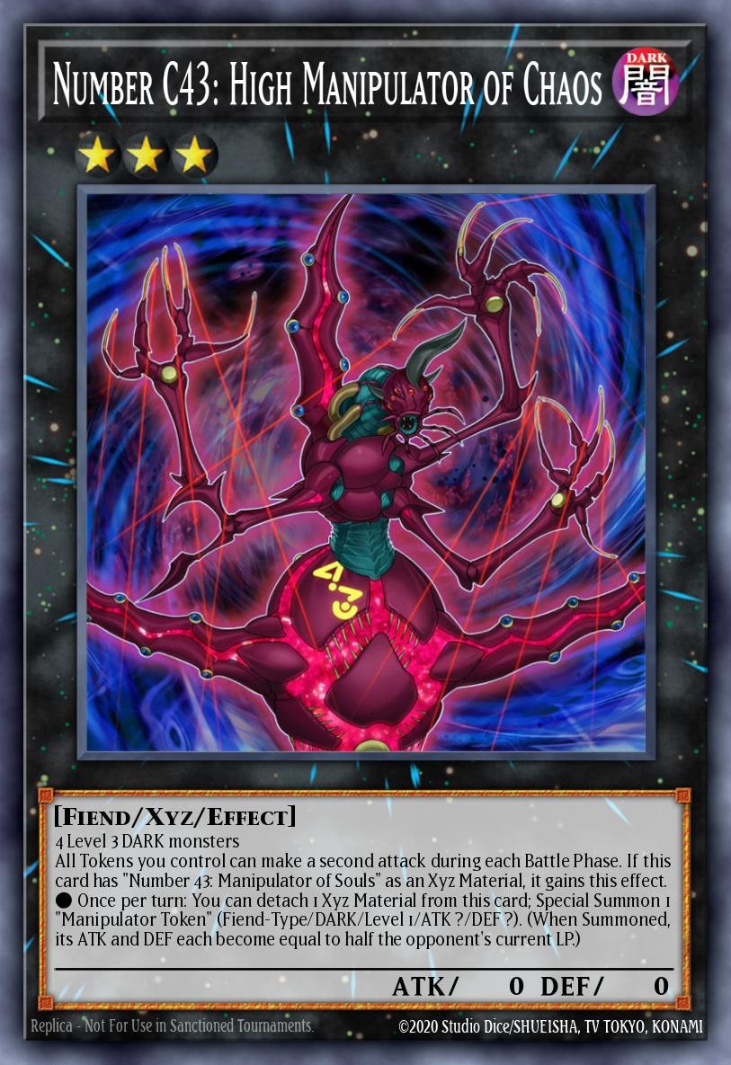 Number C43: High Manipulator of Chaos, 2015 Mega-Tins Mega Pack MP15-EN026