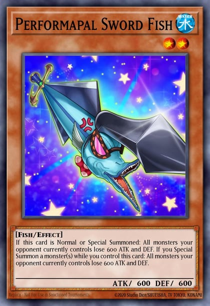 Performapal Sword Fish, 2015 Mega-Tins Mega Pack MP15-EN063