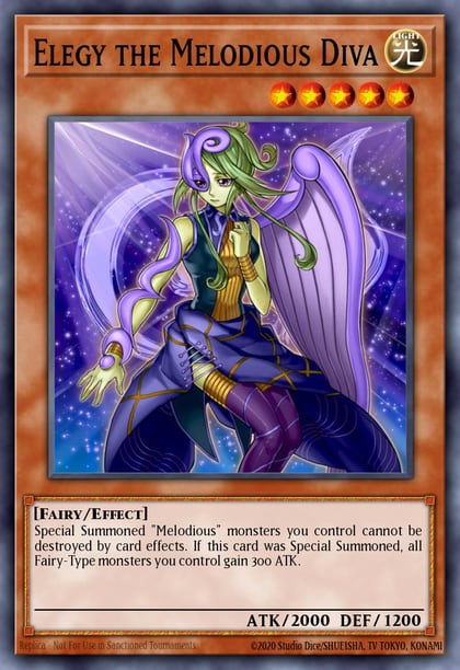 Elegy the Melodious Diva, 2015 Mega-Tins Mega Pack MP15-EN130