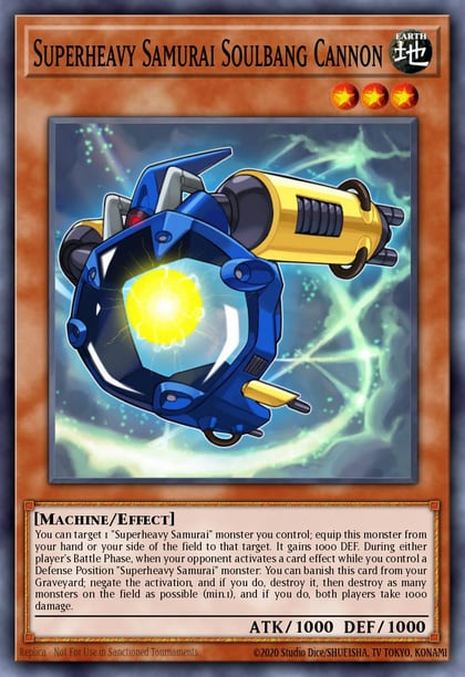 Superheavy Samurai Soulbang Cannon, 2015 Mega-Tins Mega Pack MP15-EN137