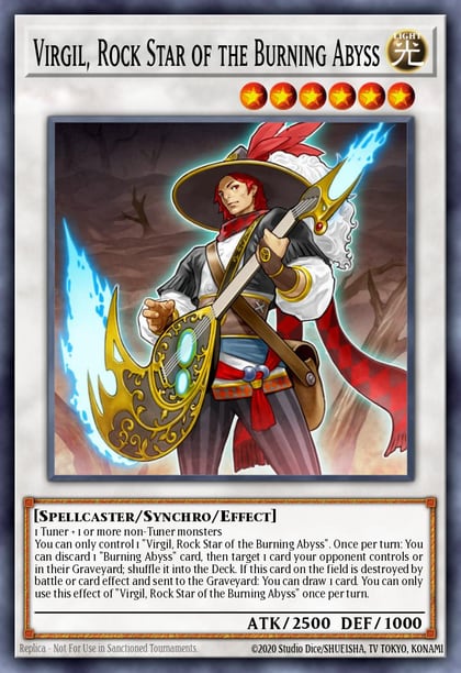 Virgil, Rock Star of the Burning Abyss, 2015 Mega-Tins Mega Pack MP15-EN187